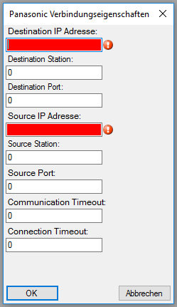 Maske Panasonic-Schnittstelle Maske Panasonic-Schnittstelle