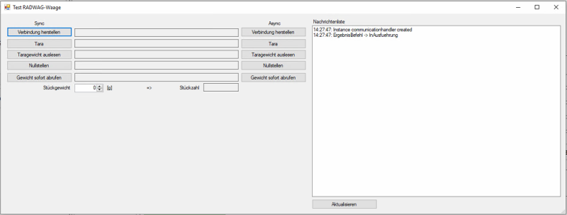 Test Waage Test Waage