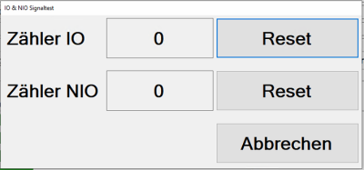 IO&NIO-Signaltest IO&NIO-Signaltest