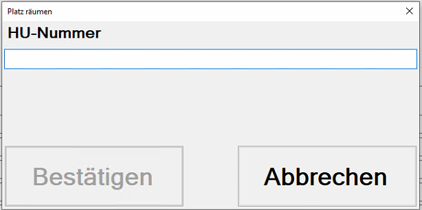 Platz räumen Platz räumen